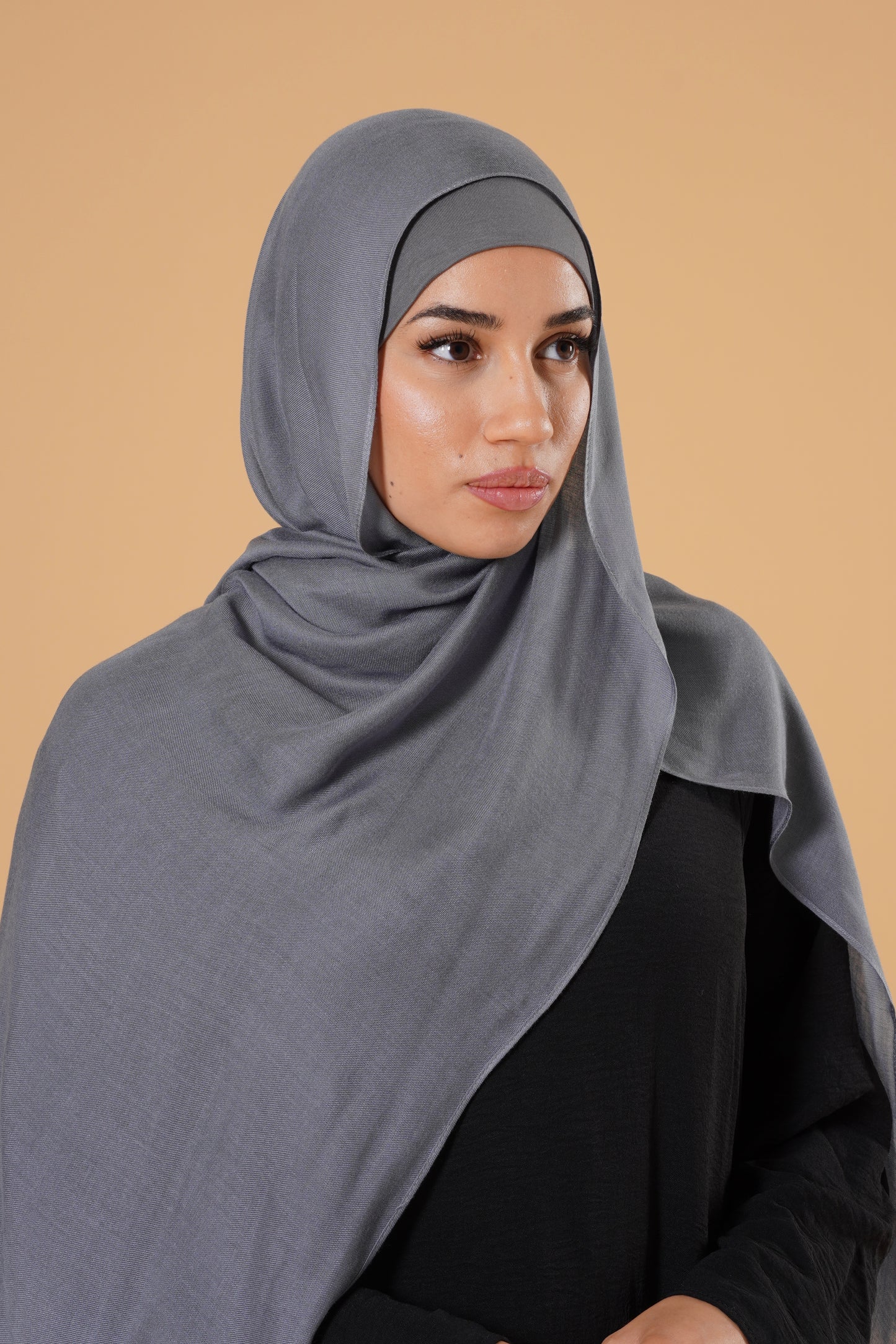 Premium Modal Hijab - Stone