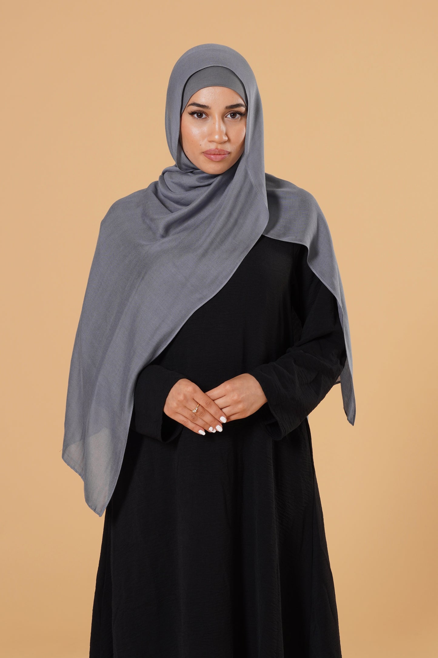 Premium Modal Hijab - Stone