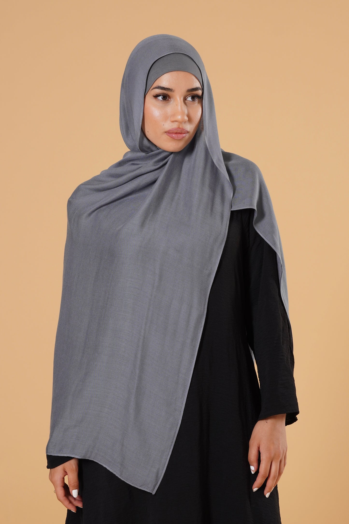 Premium Modal Hijab - Stone