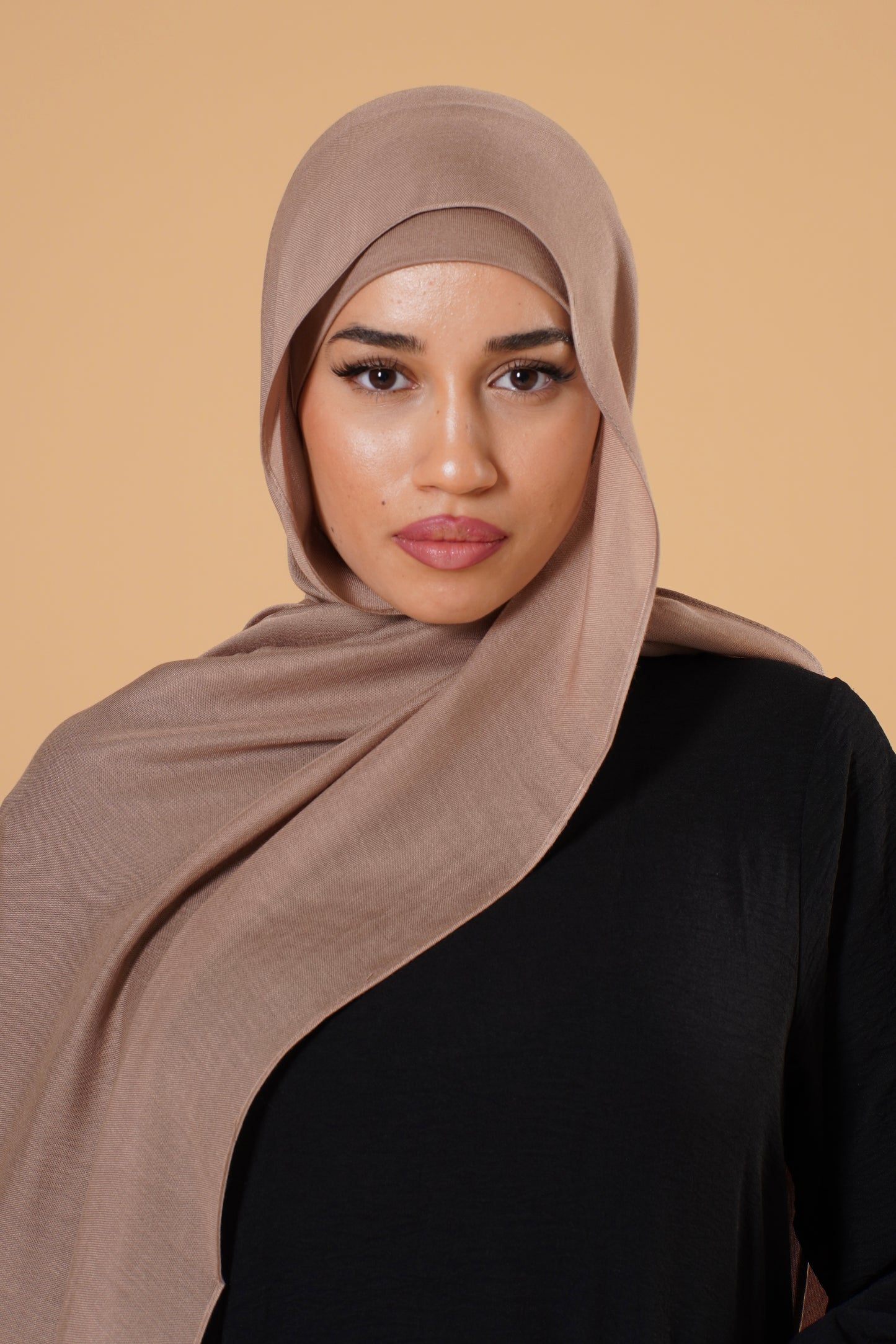 Premium Modal Hijab - Khaki