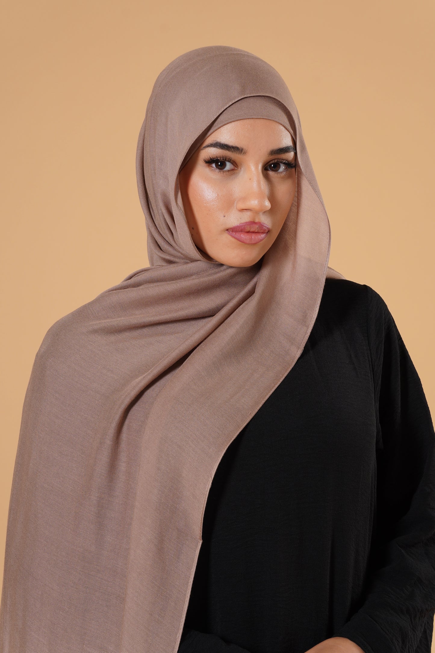 Premium Modal Hijab - Khaki