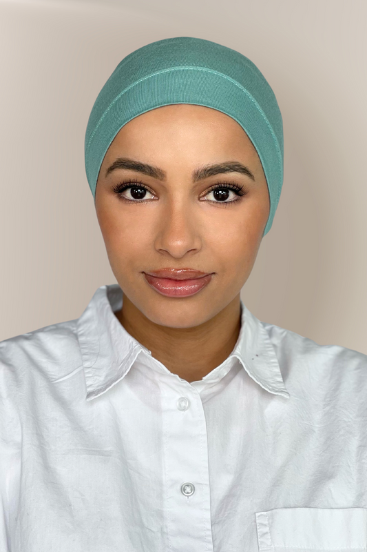 Hijab Underslöja - Mint Blå
